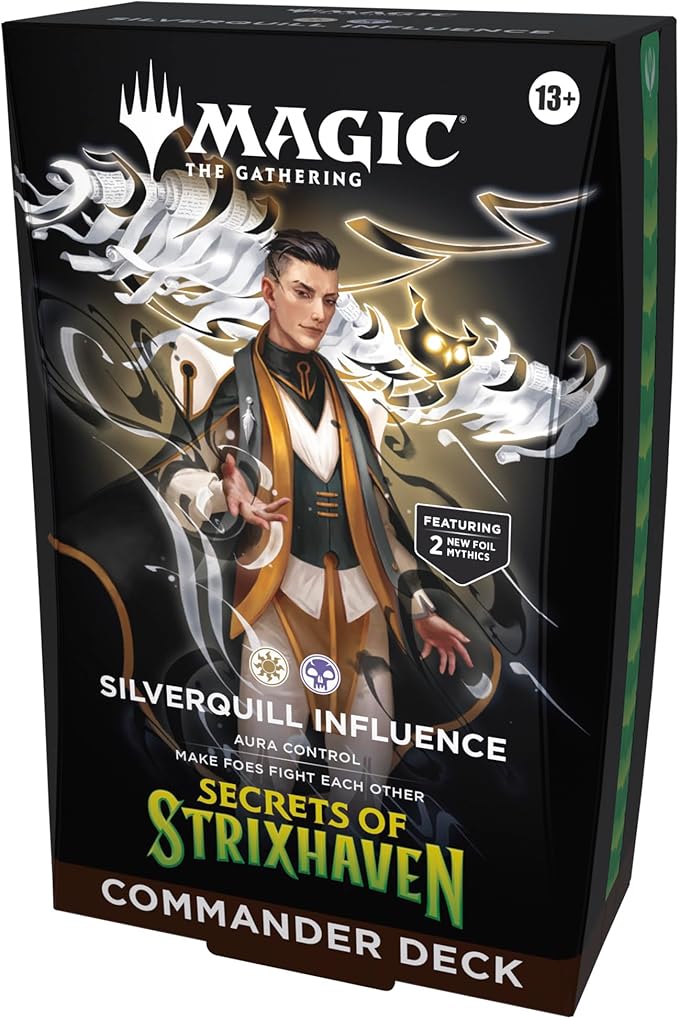 Magic: The Gathering Secrets of Strixhaven Commander Deck - Silverquill Influence
